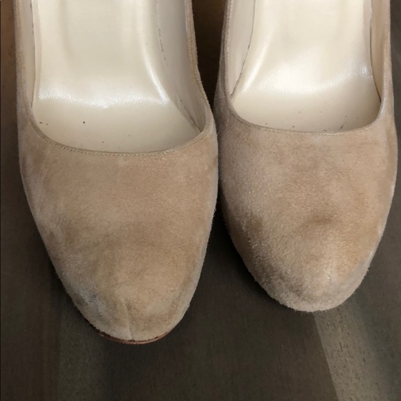 Esam suede Jimmy Choo crystal heel shoe - Picture 4 of 8